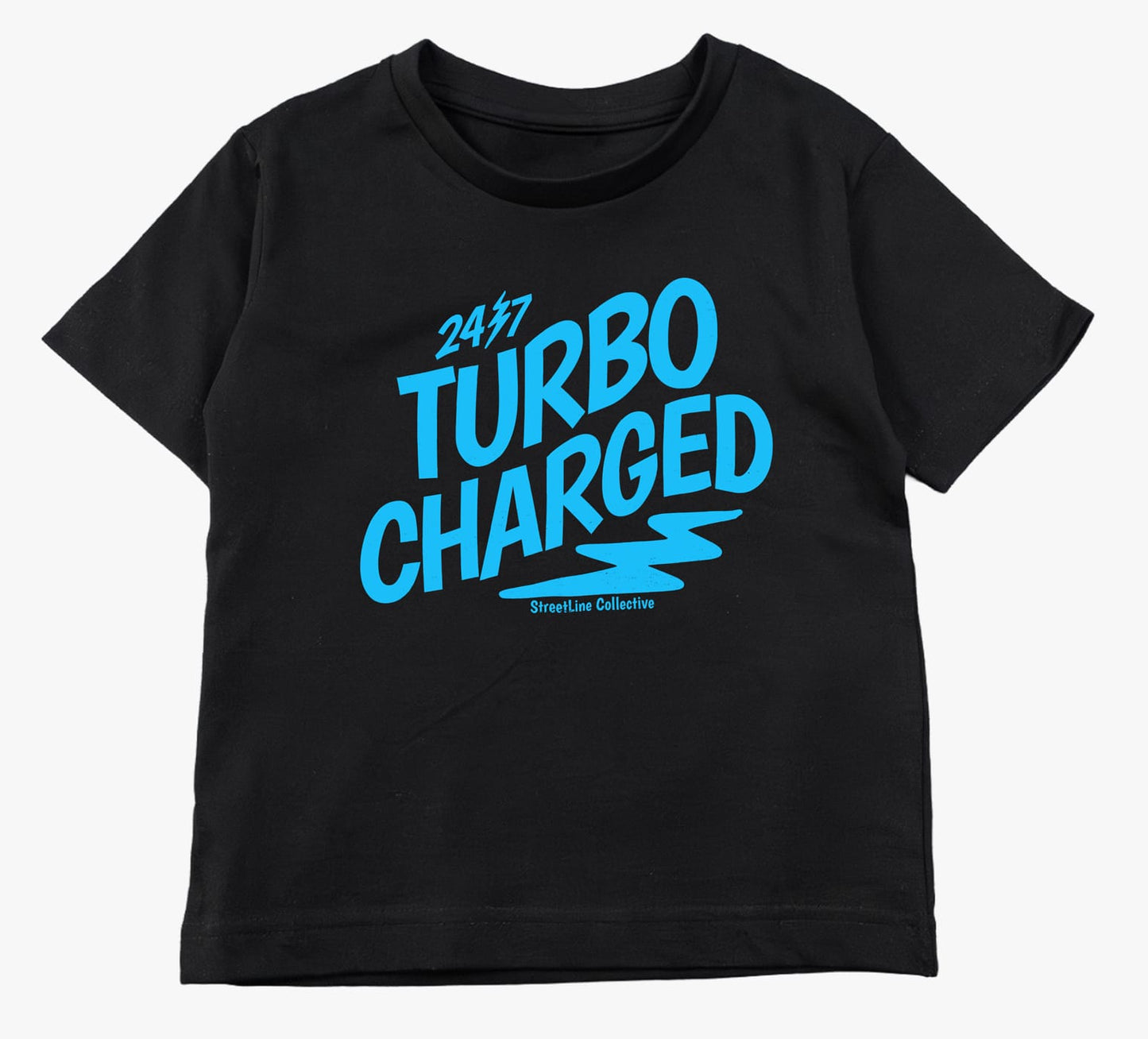 24/7 Turbo Charged Blue Shirt