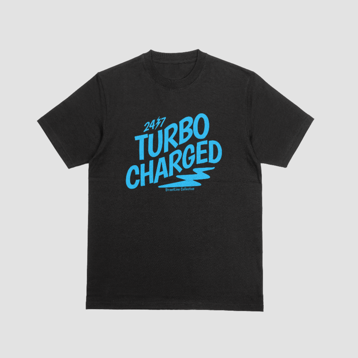 24/7 Turbo Charged Blue Shirt