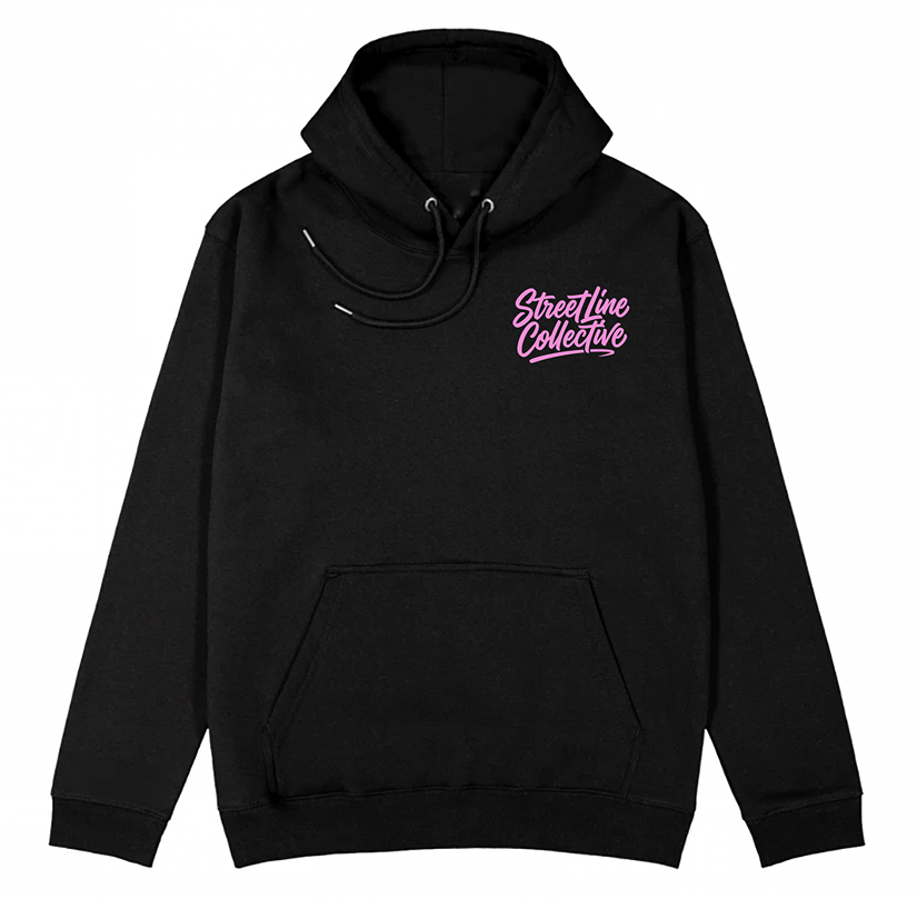 StreetLine Collective Hoodie Pink Logo