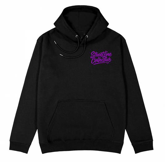 StreetLine Collective Hoodie Purple Logo