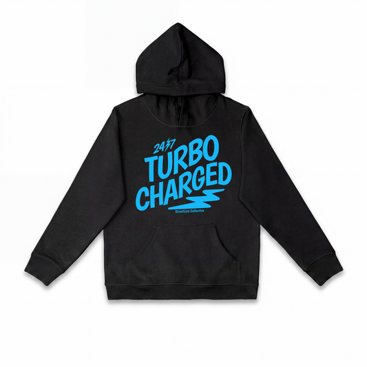 24/7 Turbo Charged Blue Hoodie