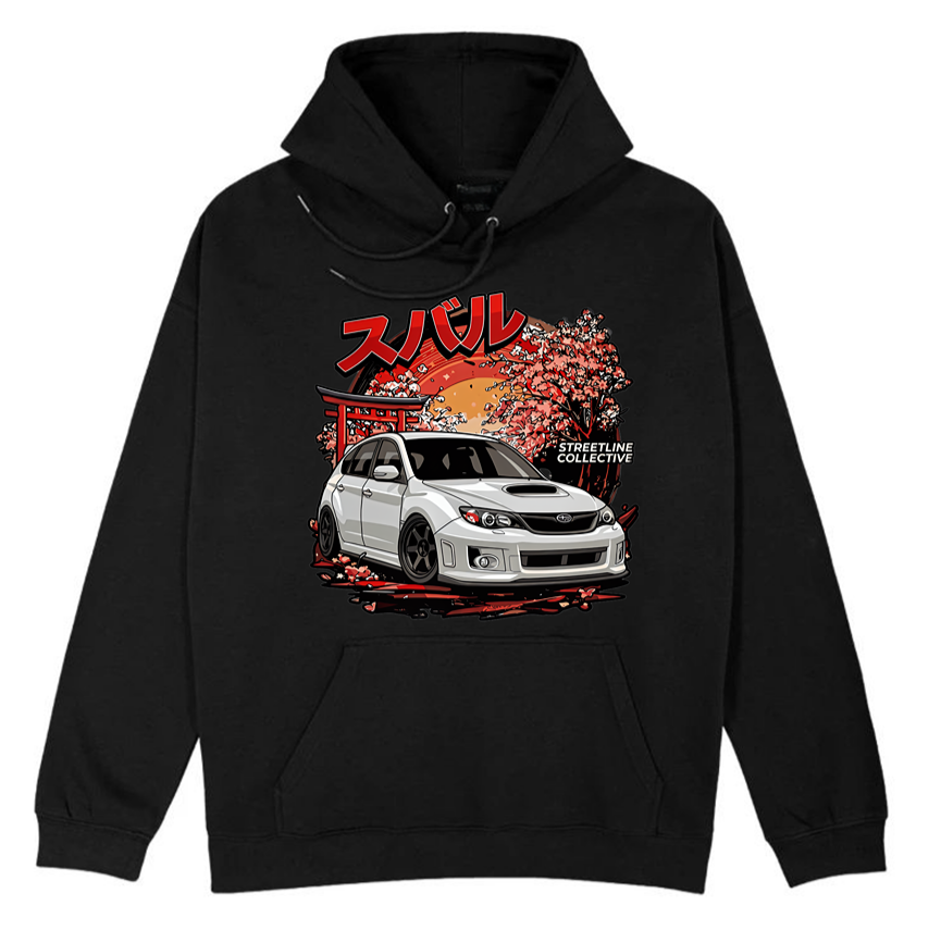 White Impreza Hatchback Hoodie